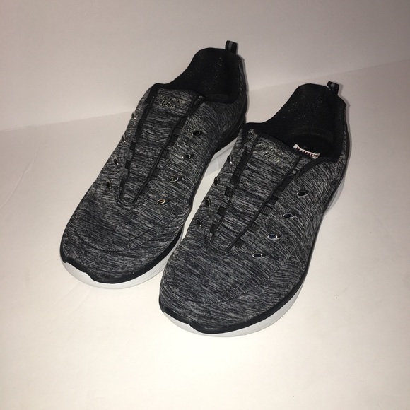 skechers dual lite womens black